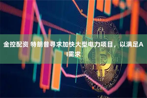 金控配资 特朗普寻求加快大型电力项目，以满足AI需求